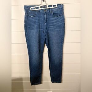 Michael Kors Blue Izzy Skinny Jeans